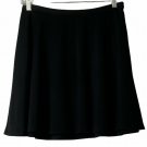 Lauren Conrad Mini Skirt Women 6 Black Solid Pleated Casual Everyday Wear