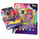 Trolls World Tour 3 Piece Bundle 24 Crayons Paint Your Own Poster and 24p Puzzle
