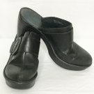 Born Mule Shoes Women 9 /40.5 Mules Black B67803 CQJ12 Single Buckle Comfort