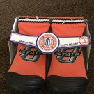 Oklahoma State Shoes Kids Socks Safe Skidproof NWT Size 4, 6, 8 Orange Booties
