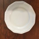 ROSENTHAL Pie Plate Maria White Classic Rose 12 Sided 6.75" Dessert Germany