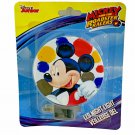 Mickey Mouse Night Light Disney Nursery Kids 3W LED Wall Plug Lamp Bedroom! NEW!