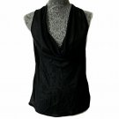 Decree Sheer Shirt Womens Size S Black See Through Dress Party Cocktail Wear