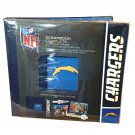 NFL SAN DIEGO CHARGERS  8" x 8" Complete Scrapbook Kit Expandable NEW 12 Pages