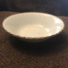 Made In JAPAN Brown and Ivory Speckled Brown Rim VTG Stoneware