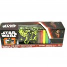 STAR WARS Poster Glow in the Dark Stickers Activity Set 3 Posters 5 Markers DIY