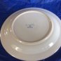 The Bombay Plate Embossed Lines Dots Dinner Plate 11" White Ivory