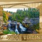 West Virginia Laser Engraved Wood Picture Frame (5 x 7)