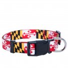 Maryland Flag Large Dog Collar
