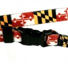 Maryland Flag Cat Collar with Bell