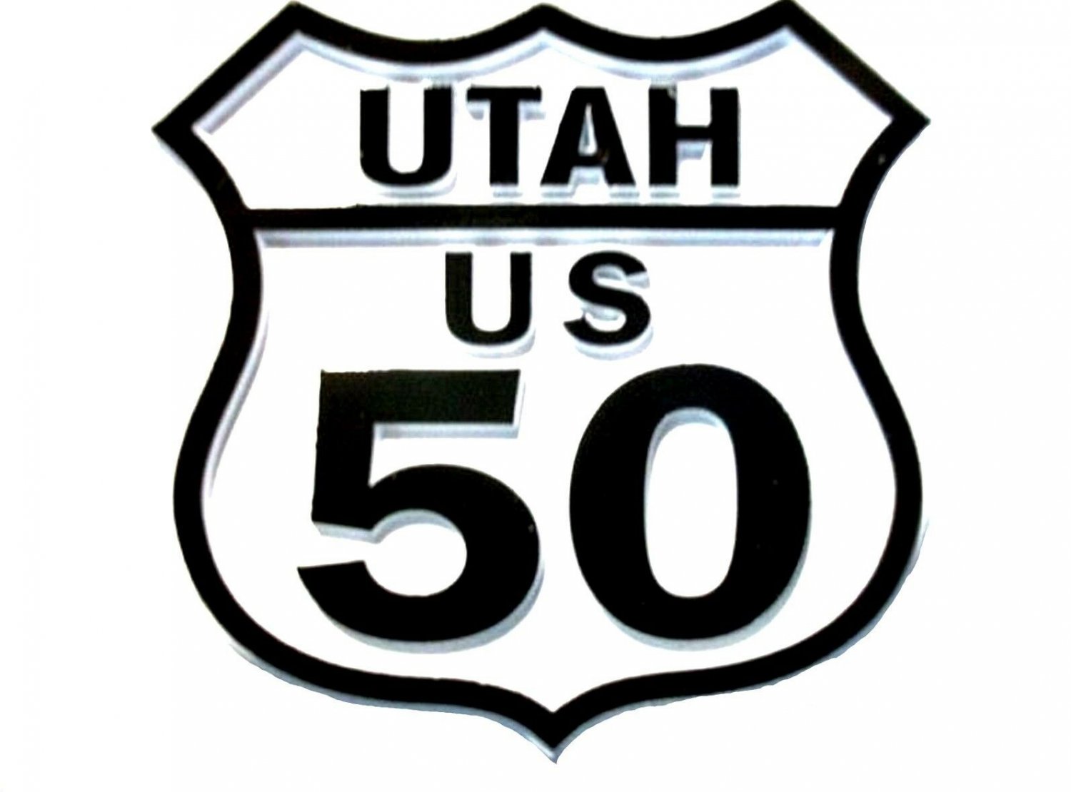 Route 50 Utah Road Sign Fridge Magnet