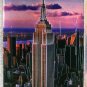 Empire State Building Foil Panoramic Dual Sided Fridge Magnet