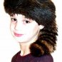 Davy Crockett / Daniel Boon Coon Skin Hat With Real Coon Tail Multi Sizes