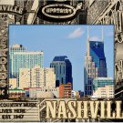 Nashville Tennessee Crossroads Laser Engraved Wood Picture Frame (3 x 5)