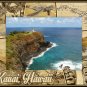 Kauai Hawaii Montage Laser Engraved Wood Picture Frame Landscape (5 x 7)