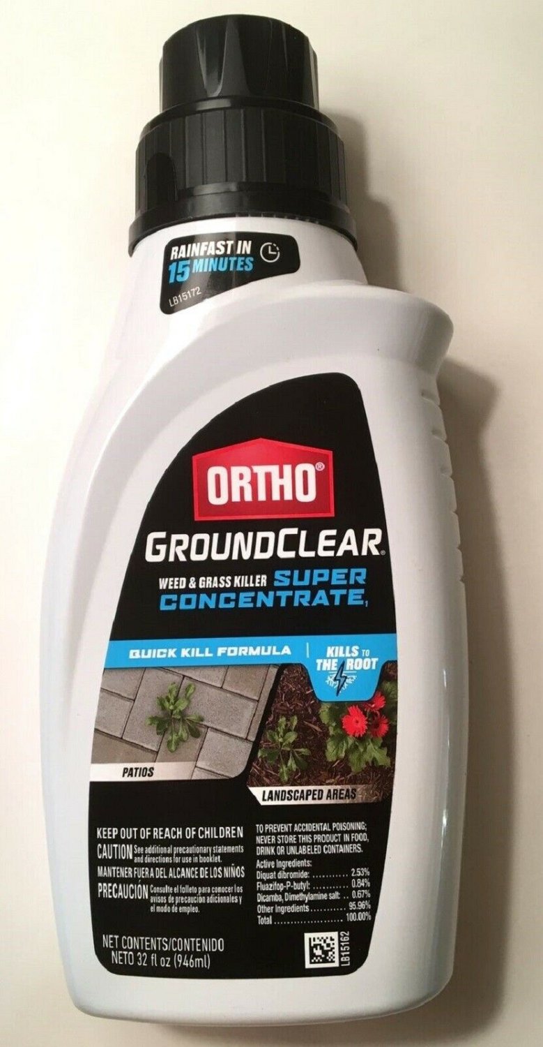 (SEALED) Ortho GroundClear Weed & Grass Killer Super Concentrate QuickKill 32oz