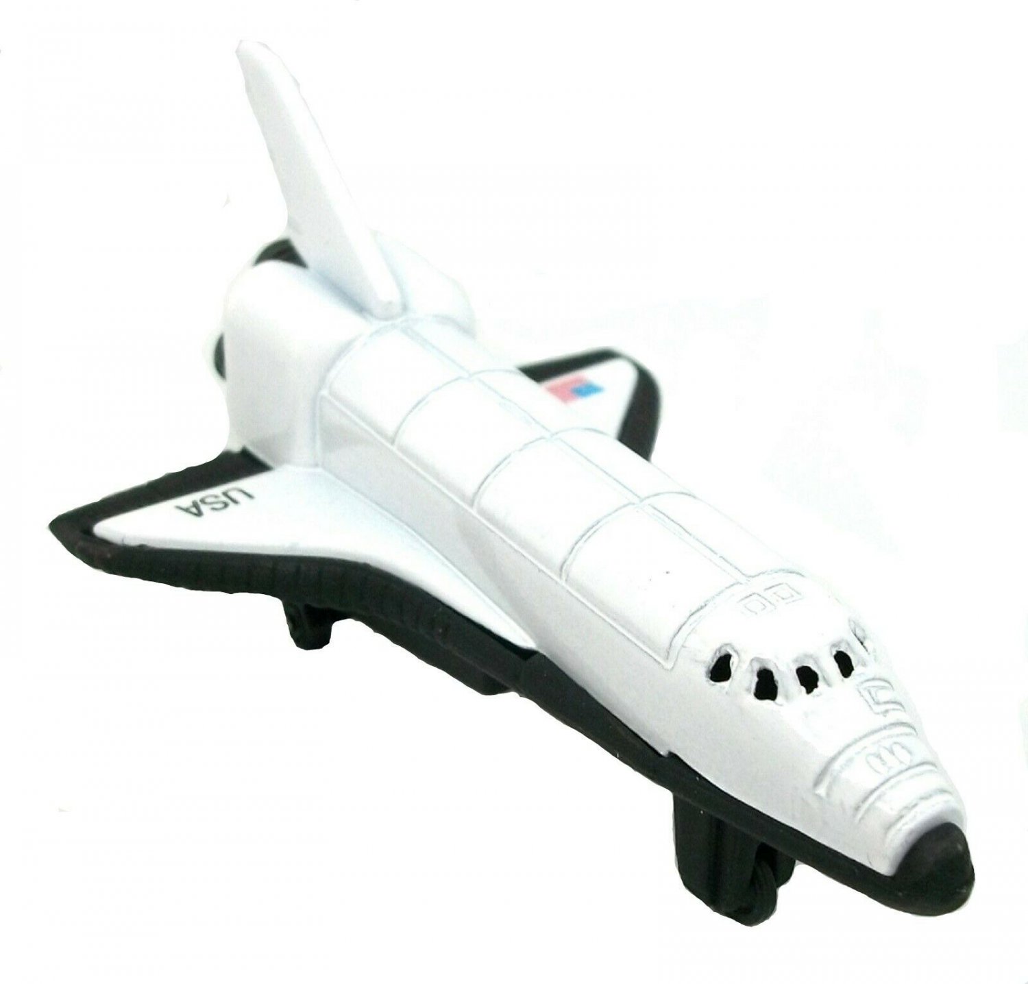 White Space Shuttle Die Cast Metal Collectible Pencil Sharpener