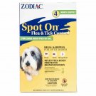 Zodiac Spot On Flea & Tick Control For Large Dogs Over 60lbs 4 month Supply