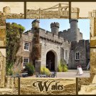 Wales Laser Engraved Wood Picture Frame Landscape (8 x 10)