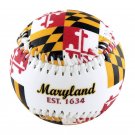 Maryland Flag Souvenir Baseball
