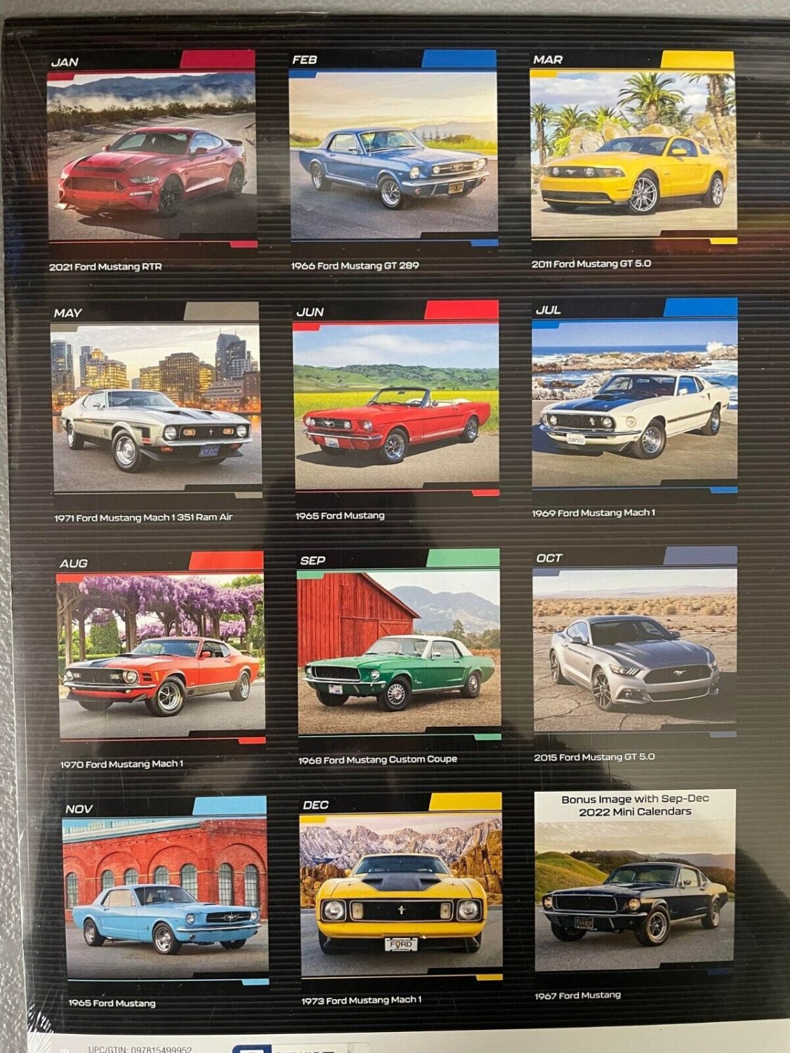 2023 Mustang Calendar