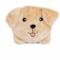 Zippy Paws Squeakie Bun Dog Toy, Gold