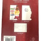 Haynes Besco Boxed CHRISTMAS CARDS  Chickens 10 count