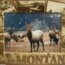 Montana Montage Laser Engraved Wood Picture Frame Landscape (5 x 7)
