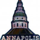Small Annapolis Maryland Foil Design Fridge Magnet