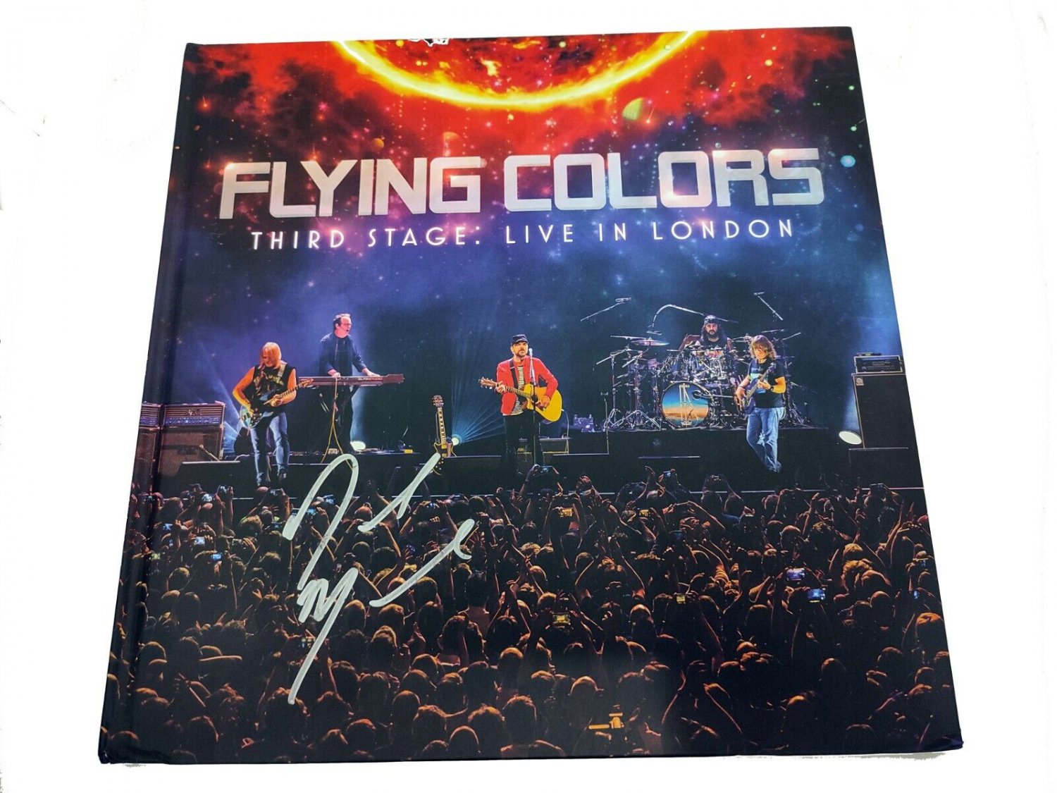 Flying Colors &acirc;�� Third Stage: Live In London Earbook Signed by Neal Morse
