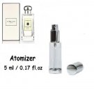 JO MALONE RED ROSES FOR WOMEN COLOGNE Travel Sample Atomizer 5 ml / 0.17 oz (3510100)