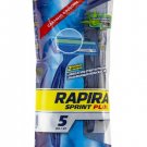 Rapira Disposable razor SPRINT Plus 5 pcs. (241601)