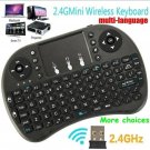 Mini Qwerty Keyboard Mouse Touchpad Keyboard with Receiver for PC Smart TV PS4 HTPC