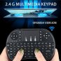Mini Qwerty Keyboard Mouse Touchpad Keyboard with Receiver for PC Smart TV PS4 HTPC