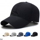 1pc Men Women Summer Snapback Quick Dry Mesh Baseball Cap Sun Hat Bone Breathable Hats