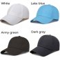1pc Men Women Summer Snapback Quick Dry Mesh Baseball Cap Sun Hat Bone Breathable Hats