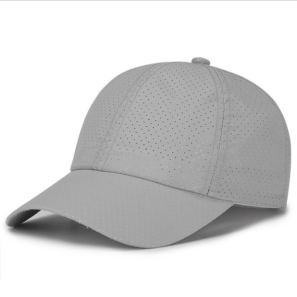 1pc Men Women Summer Snapback Quick Dry Mesh Baseball Cap Sun Hat Bone ...