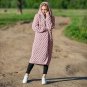 Winter 2019 Warm New Solid - Color Fashion Women's Long Knitted Sweater Hooded Cardigan Coat