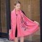Cashmere Scarf Shawl Female Embroidered Fringed Scarf to Increase Warm Scarf