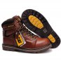 Men's Boots Casual Work Shoes Caterpillar - Size 42 - Color ( Brown )