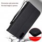 Flip Leather Soft Feel Wallet Wallet Wallet Card Holder for s7 Edge - Color : Black
