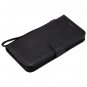 Flip Leather Soft Feel Wallet Wallet Wallet Card Holder for s7 Edge - Color : Black