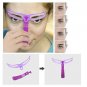 8pcs make up template for eyebrow shaper stencil template stencil template