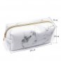 15 pcs Marble Texture Makeup Brushes Set For Women Daily Powder Eyeshadow Background