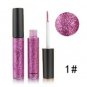 8pcs Awesome Glitter Cosmetics 8 Color Waterproof Shimmer Pigment Silver Gold Metallic