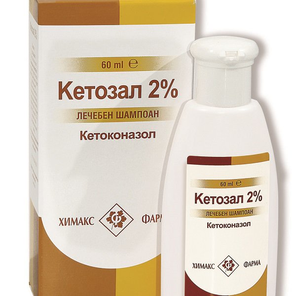 Ketozal Shampoo for hair against fungal infections 60 ml
