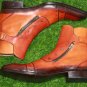 Handmade Men Single Buckle Strap Leather Boot, Men Stylish Ankle Zipper fashion Boot