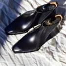 Handmade Mens Black Square toe Leather Chelsea boots, Leather Chelsea boots mens