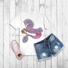 Rainbow seahorse,decal,clipart,sublimation,PNG,DTG printing,design download,print