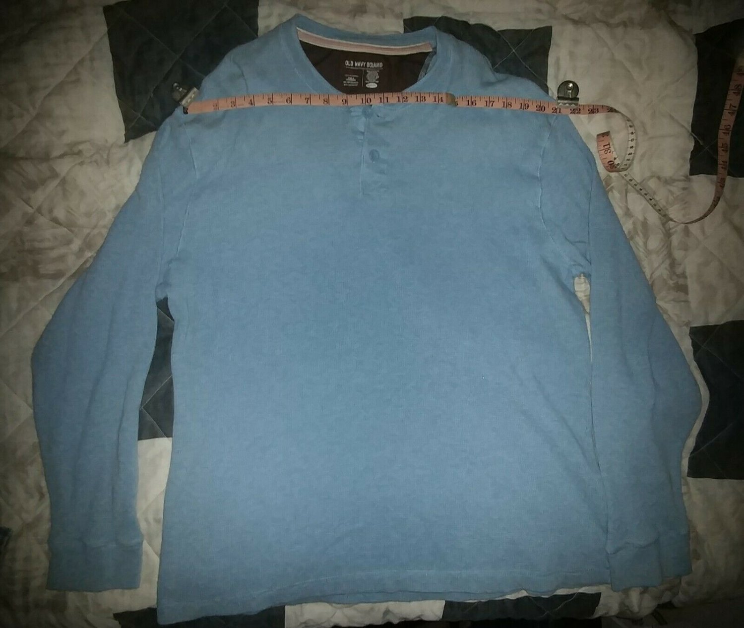 Old Navy Men's light Blue button down Sweater XL xtra Large